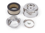 EDELBROCK 1202 Chrome Round A/C - 94 2bbl. Carb