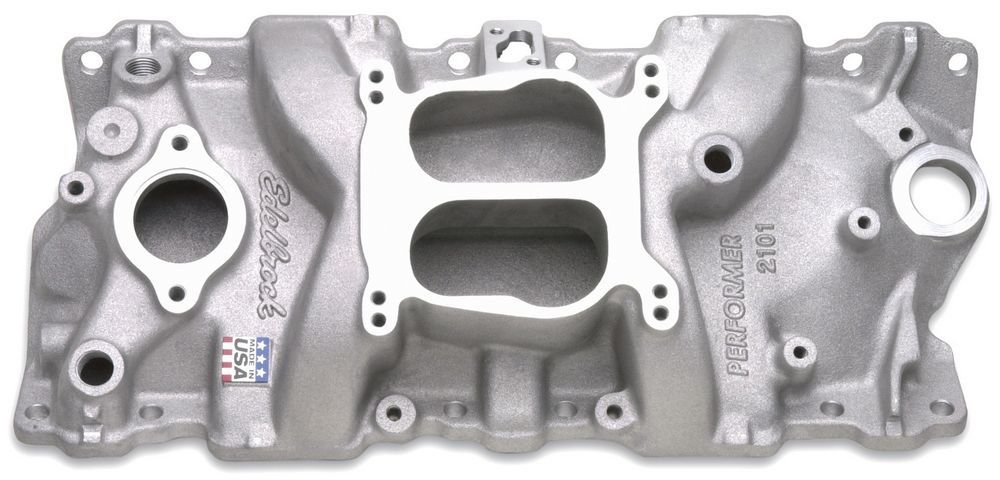 EDELBROCK 2101 SBC Performer Manifold - 262-400