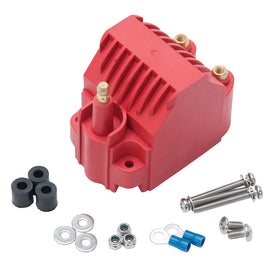 EDELBROCK 22742 Max-Fire Ignition Coil Universal Dome Style Red