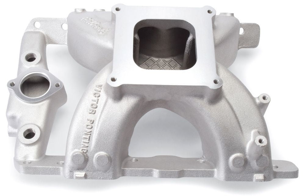 EDELBROCK 2957 Pontiac Victor Manifold - 389-455 4150