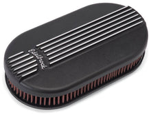 Load image into Gallery viewer, EDELBROCK 41153 Billet Alum. Single Carb A/C - Small Oval- Black