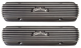 EDELBROCK 41303 Pontiac Classic Series V/C's - Black Finish