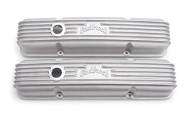 EDELBROCK 41439 Edelbrock Classic Tall Valve Cover Kit for Small Block Chevy 1959-1986 with Breather Hole