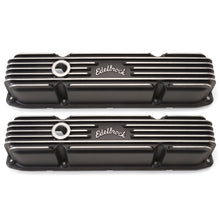 Load image into Gallery viewer, EDELBROCK 41923 BBM Classic Finned V/C&#39;s - Black