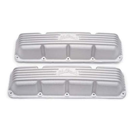 EDELBROCK 41999 Valve Cover Kit Classic Finned AMC/Jeep V8 67-91