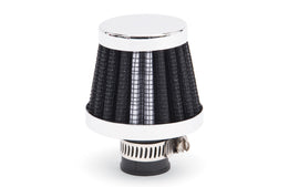 EDELBROCK 43510 Valve Cover Breather 10mm Inlet Black/Chrome