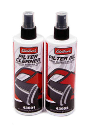 EDELBROCK 43600 Air Filter Cleaning Kit Clear Oil