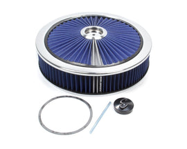 EDELBROCK 43661 Air Cleaner Kit - 14in Dia. Breathable - Blue