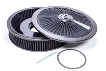 Load image into Gallery viewer, EDELBROCK 43662 Air Cleaner Kit - 14in Dia. Breathable - Black