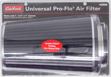 Load image into Gallery viewer, EDELBROCK 43690 Pro-Flo Air Filter Cone 10.5 Tall Black/Chrome