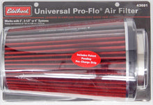 Load image into Gallery viewer, EDELBROCK 43691 Pro-Flo Air Filter Cone 10.5 Tall Red/Chrome