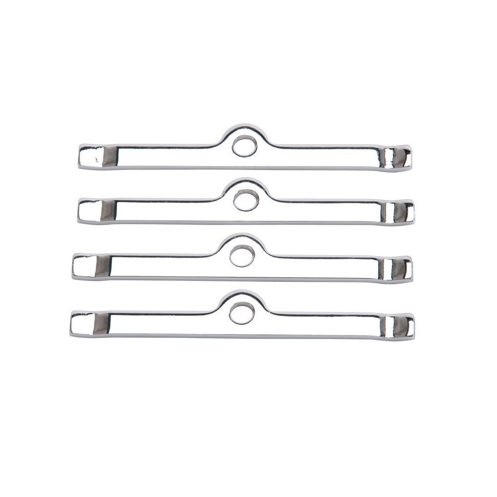 EDELBROCK 4404 Chrome V/C Hold-Down Tabs - 4pcs.