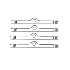 EDELBROCK 4404 Chrome V/C Hold-Down Tabs - 4pcs.