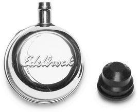 EDELBROCK 4410 Round Breather w/90 Deg. Nipple