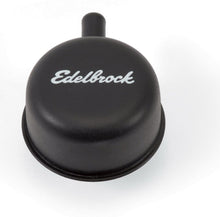 Load image into Gallery viewer, EDELBROCK 4413 Round Cap w/Nipple Black