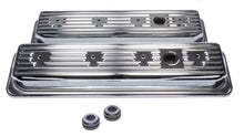 Load image into Gallery viewer, EDELBROCK 4446 SBC Signature Series Valve Cove Set - Chrome