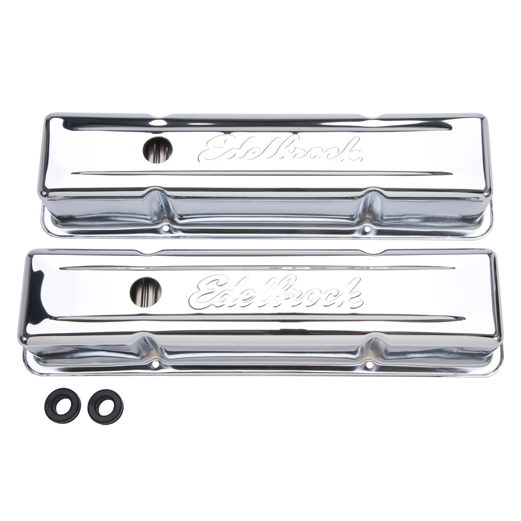 EDELBROCK 4649 Signature Series V/C's - SBC Tall