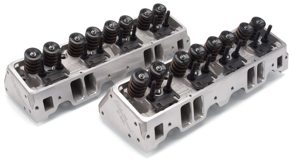 EDELBROCK 5087 SBC E-Street 210 Heads - 64cc 2.08/1.60