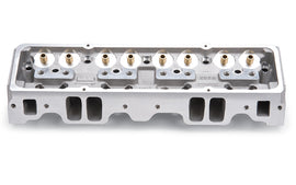 EDELBROCK 60947 SBC NHRA Legal Cylinder Heads 64cc A/P Bare