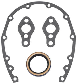 EDELBROCK 6997 SBC Timing Cover Gasket  and Oil Seal Kit