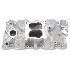 EDELBROCK 7104 SBC Performer RPM Q-Jet Manifold - 262-400