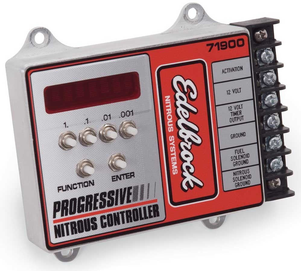EDELBROCK 71900 Edelbrock 71900 Progressive Nitrous Controller with LCD Display and Wiring Harness