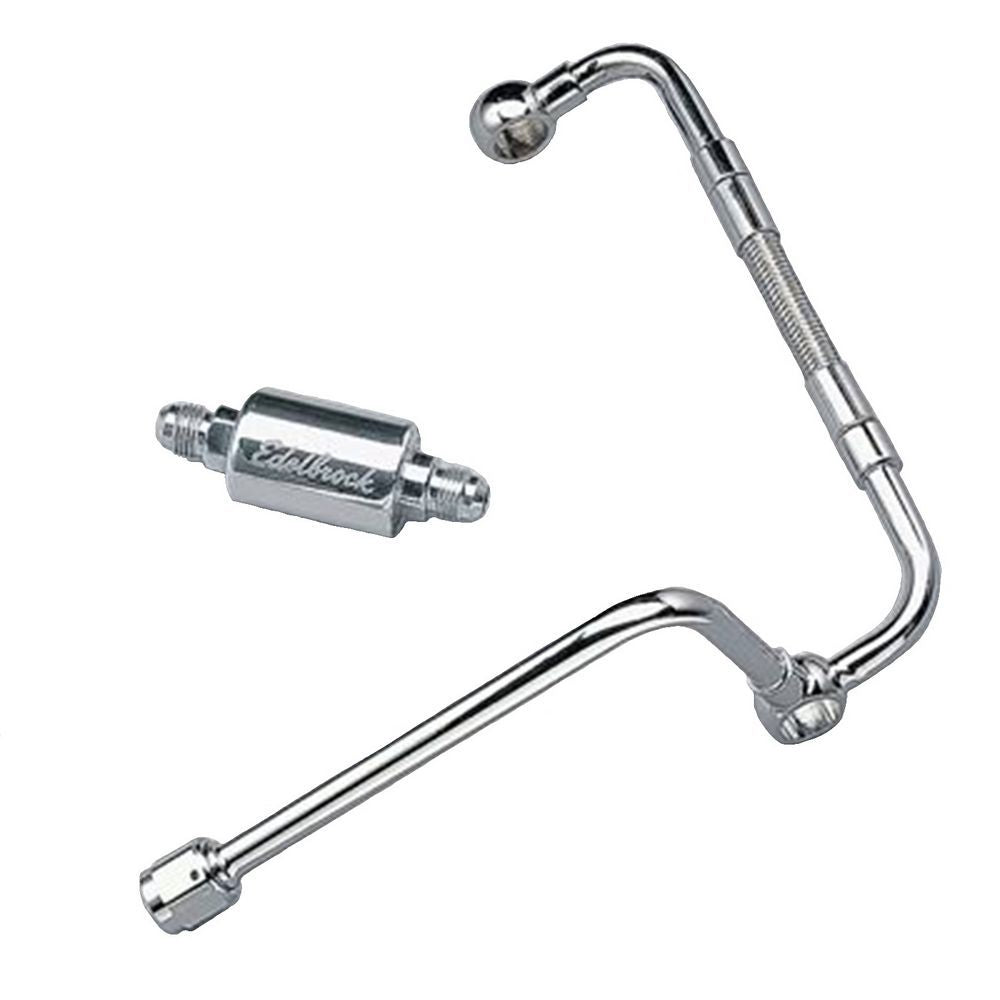 EDELBROCK 8128 Dual Feed Fuel Line Kit
