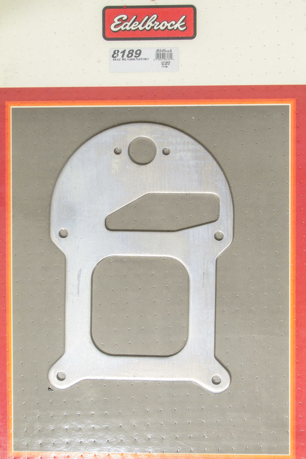EDELBROCK 8189 Single Regulator Flange Plate