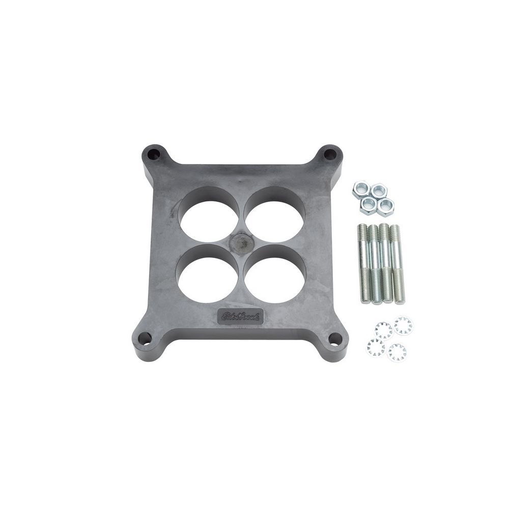 EDELBROCK 8711 Carburetor Spacer - 1in 4-Hole