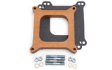 EDELBROCK 8719 3/4in Carb Spacer - Wood Style