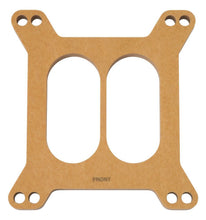 Load image into Gallery viewer, EDELBROCK 8722 1/2in Carb Spacer - Wood Fiber Laminate