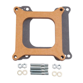 EDELBROCK 8724 Carburetor Spacer - 1/2 Thick - Wood