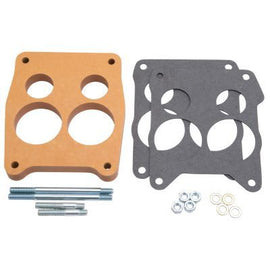 EDELBROCK 8726 Carburetor Spacer- 3/4in 4-Hole - Wood