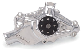 EDELBROCK 8820 SBC Water Pump - Short  Polished
