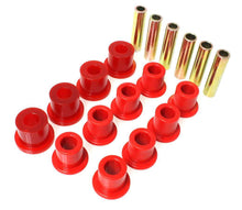 Load image into Gallery viewer, ENERGY SUSPENSION 2-2107R 87-94 CJ Frt &amp; Rr Sprng Bush Set Red