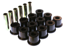 Load image into Gallery viewer, ENERGY SUSPENSION 3-2106G Chevy Rear Spring Bushing Set Black