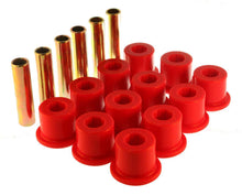 Load image into Gallery viewer, ENERGY SUSPENSION 3-2106R Chevy Rear Spring Bushing Set Red