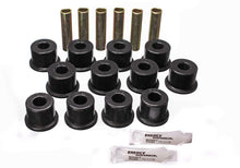 Load image into Gallery viewer, ENERGY SUSPENSION 3-2128G Chev 2wd/4wd Rr Spring Bushing Set Black