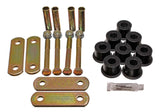 ENERGY SUSPENSION 3-2135G 67-81 Camaro Shackle Set w/o Sprng Bush Black