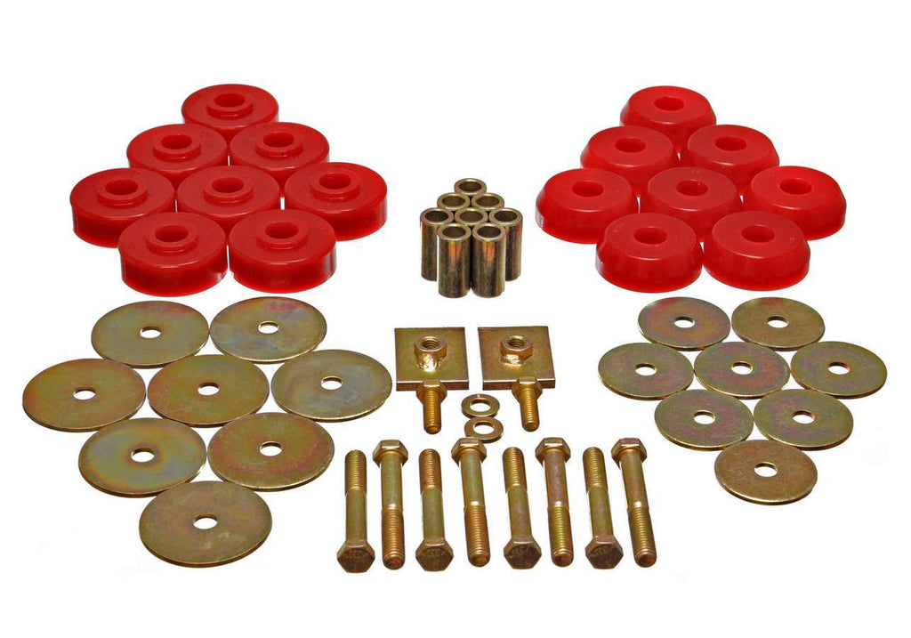 ENERGY SUSPENSION 3-4166R BODY MOUNT SET EXC. CCON VERTIBLE