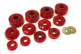 ENERGY SUSPENSION 4-4104R Ford Body Mounts - Red