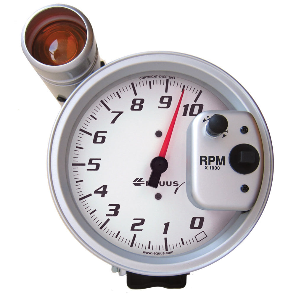 EQUUS E5080 5in Dia Tachometer 10K RPM w/Ext Shift-Lite