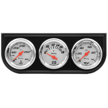 Load image into Gallery viewer, EQUUS E5100 1-1/2 Dia Triple Gauge Set w/Black Panel
