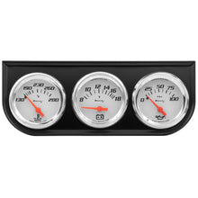 Load image into Gallery viewer, EQUUS E5200 2.0 Dia Triple Gauge Set w/Black Panel