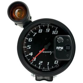 EQUUS E6080 5in Dia Tachometer 10K RPM w/Ext Shift-Lite