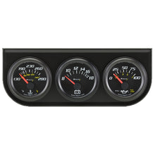 Load image into Gallery viewer, EQUUS E6200 2.0 Dia Triple Gauge Set w/Black Panel