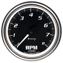 Load image into Gallery viewer, EQUUS E7068 3-3/8 Dia Tachometer 8000 RPM Chrome