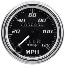 Load image into Gallery viewer, EQUUS E7072 3-3/8 Dia Speedometer 0-120 MPH Chrome Mech