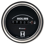 EQUUS E7210 2.0 Dia Hourmeter Gauge Chrome