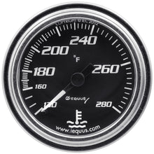 Load image into Gallery viewer, EQUUS E7242 2.0 Dia Water Temp Gauge Chrome  140-280